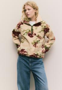 Джемпер Next Fleece jumper, Pink Floral Print/Pink