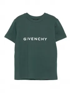 Футболка с логотипом Givenchy Kids, зеленый