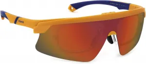 Прямоугольные матовые синие поляризованные солнцезащитные очки Polaroid, Matte Orange