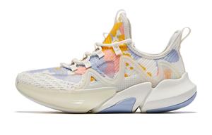 QIAODAN Износостойкие, легкие, увеличивающие рост, низкие повседневные туфли, женские, цвета слоновой кости, дождевик, синие