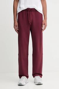 Хлопковые спортивные штаны Hugo, бордовый