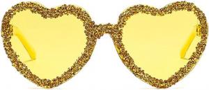 Солнцезащитные очки Diamond для женщин, ретро-очки с кристаллами, солнцезащитные очки для мужчин, винтажные роскошные очки для женщин, защита от ультрафиолета UV400 3028 Melrose, Yellow