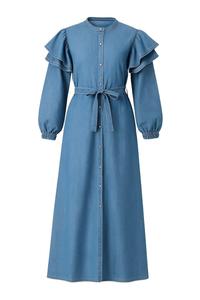 Платье-рубашка MODAMIHRAM, Blue Denim