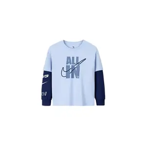 Nike Футболка heather blue детская