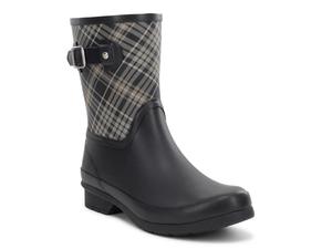 Ботинки Chooka Blair Plaid Waterproof Rain Boot - Women's, Black Plaid Print