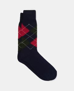 Разноцветные короткие мужские носки интарсии Emidio Tucci, мультиколор