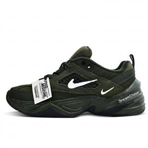 Nike Износостойкие низкие кроссовки M2K Tekno SP Sequoia, массивные, мужские, оливково-зеленые