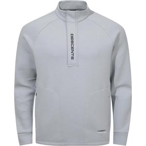 Толстовка унисекс с воротником-стойкой, средней жесткости, другие Descente, серый