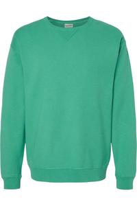 Толстовка унисекс с круглым вырезом ComfortWash by Hanes Garment-Dyed, цвет rich green grass