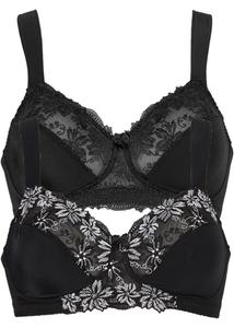 Бюстгальтер без косточек (2 шт в упаковке) Bpc Selection, черный