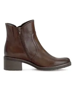 Элегантные кожаные ботильоны Gabor, коричневый