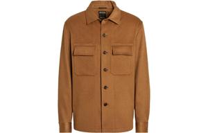 Zegna Oasi Рубашка с пуговицами и прямым подолом Ermenegildo Zegna, Белая