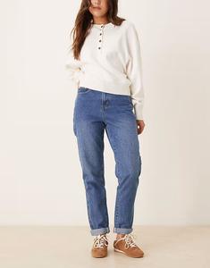 Гламурные джинсы прямого кроя средней степени варки Glamorous