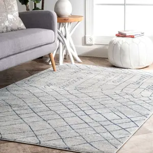 Ковер Mariah Trellis Area Rug nuLOOM, 152x226 см, серый