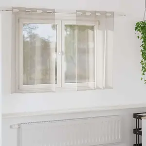 Шторы для мебели с драпировкой, 2 шт., песочные, 140 x 140 см, полиэстер - Шторы и шторы 4107992 vidaXL