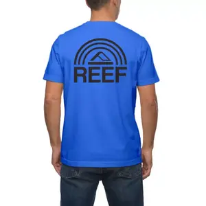 Мужская футболка с принтом Элиаса Reef, цвет vivid blue