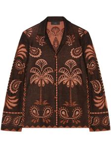 Alanui рубашка Wild Wonder, коричневый