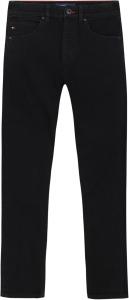 Джинсы Tommy Hilfiger Boys' Legacy с пятью карманами, эластичные, узкие, прямого покроя, Classic Black