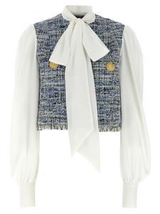 Твидовая рубашка BALMAIN, мультиколор