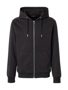 Толстовка с капюшоном на молнии Karl Lagerfeld, черный
