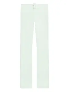 Брюки с пряжками Courrèges, зеленый