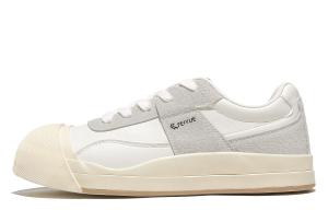 Обувь Big Head Shoes с противоскользящей подошвой, износостойкая, для женщин, для скейтбординга Feiyue, White Gray