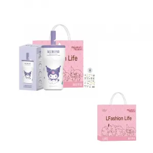 Коллаборация Hello Kitty термостакан 630 мл Sanrio, Kuromi Water Cup+Sticker 1 Pc+Shopping Bag