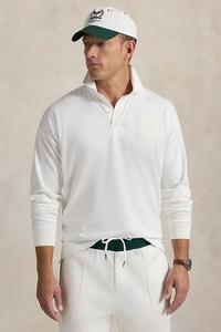 Хлопковая водолазка Wimbledon Collection Polo Ralph Lauren, белый