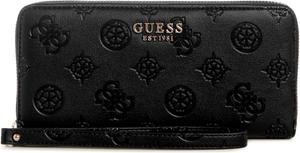 Кошелек GUESS Laurel II Large Zip Around, Black Logo