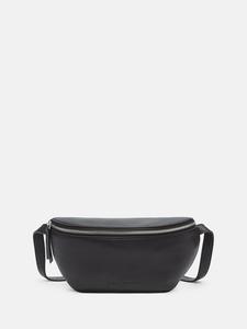 Кожаная поясная сумка "Tavia" черного цвета - (Ш)32 x (В)14 x (Г)7 см Liebeskind Berlin