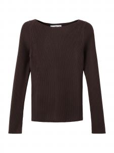 MANGO Свитер 'MAGALUF' в темно-коричневом цвете
