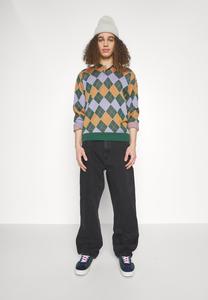 Джинсы свободного кроя Carhartt WIP SINGLE KNEE PANT SMITH, цвет Black Stone Washed