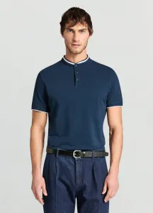 Однотонная базовая футболка Calliope, Blu Notte