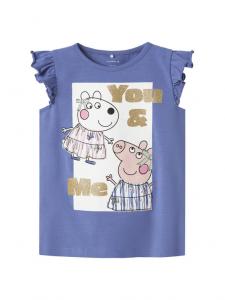 Топ regular fit Peppa 13242959 Name It, синий