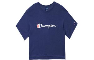 Футболка Japan Version женская темно-синяя Champion