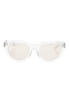 Солнцезащитные очки в оправе 'кошачий глаз' Megane and Me, белый