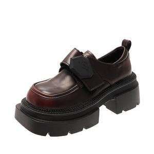 Туфли Мэри Джейн на массивном каблуке Xingdiman, черные