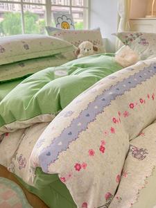 MIDO HOUSE Комплект постельного белья 4 предмета, 180x200 см, пододеяльник 200x230 см