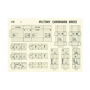 Военные картонные коробки, Modeling Supplies (Verlinden Production)
