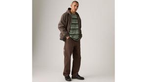 Свободные прямые мужские брюки-плотники 568 Levi's, Crackin Bracken - Brown