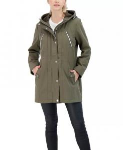 Женская куртка Soft Shell с капюшоном Sebby Collection, зеленый