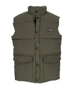 Армейская пуховая куртка без рукавов с карманами. Iuter, зеленый