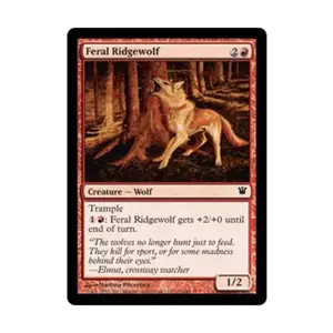 CCG Дикий хребтовый волк (C) (фольга), MTG - Innistrad