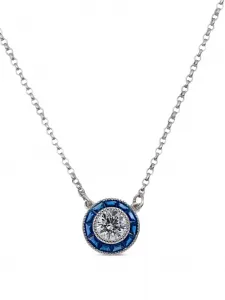 Колье с кристаллами Juwelina Paris, серебяный