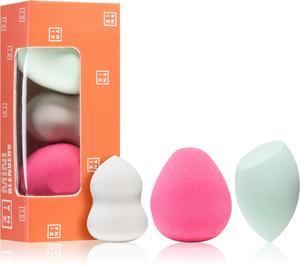 Инструменты: мини-блендеры, спонж для макияжа 3Ina, 3 шт