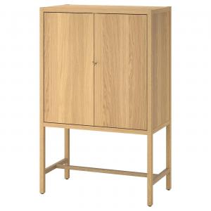 Шкаф с 2 дверцами STOCKHOLM 2025 IKEA, 80x40x126 см, цвет oak veneer