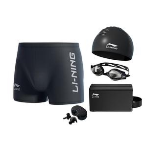 LINING Комплект плавательного снаряжения для мужчин, черный