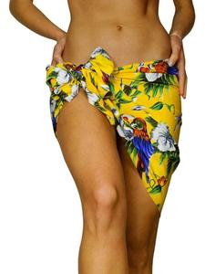 King Kameha Пляжное полотенце 'Cherryparrot' в желтом цвете