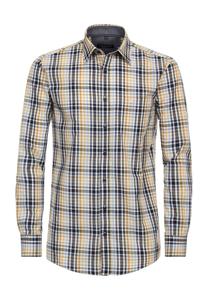 Рубашка повседневная, комфортная посадка, воротник Кент, мужская CASAMODA, желтый