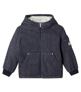 Джинсовая куртка Nicolau Moncler Enfant, Blue Navy